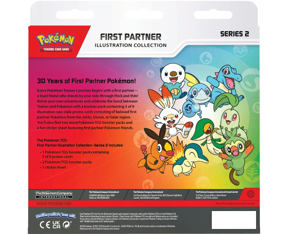 Pokémon TCG: First Partner Illustration Collection Box - Series 2