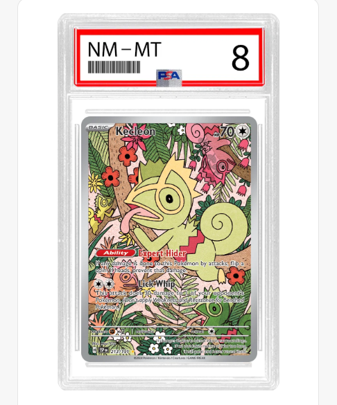 PSA 8 Kecleon IR 213/191 - Surging Sparks - Slab - ENG