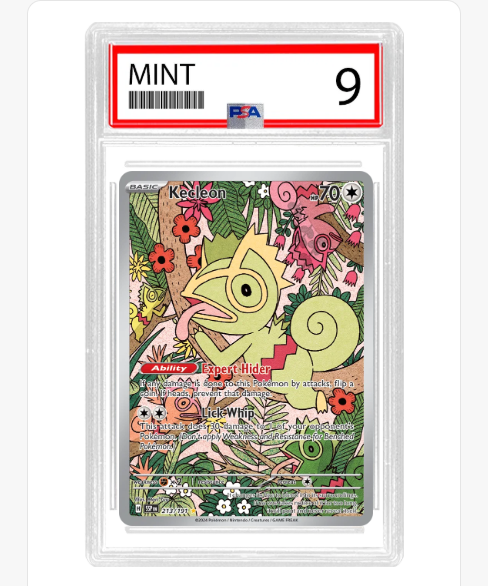 PSA 9 Kecleon IR 213/191 - Surging Sparks - Slab - ENG