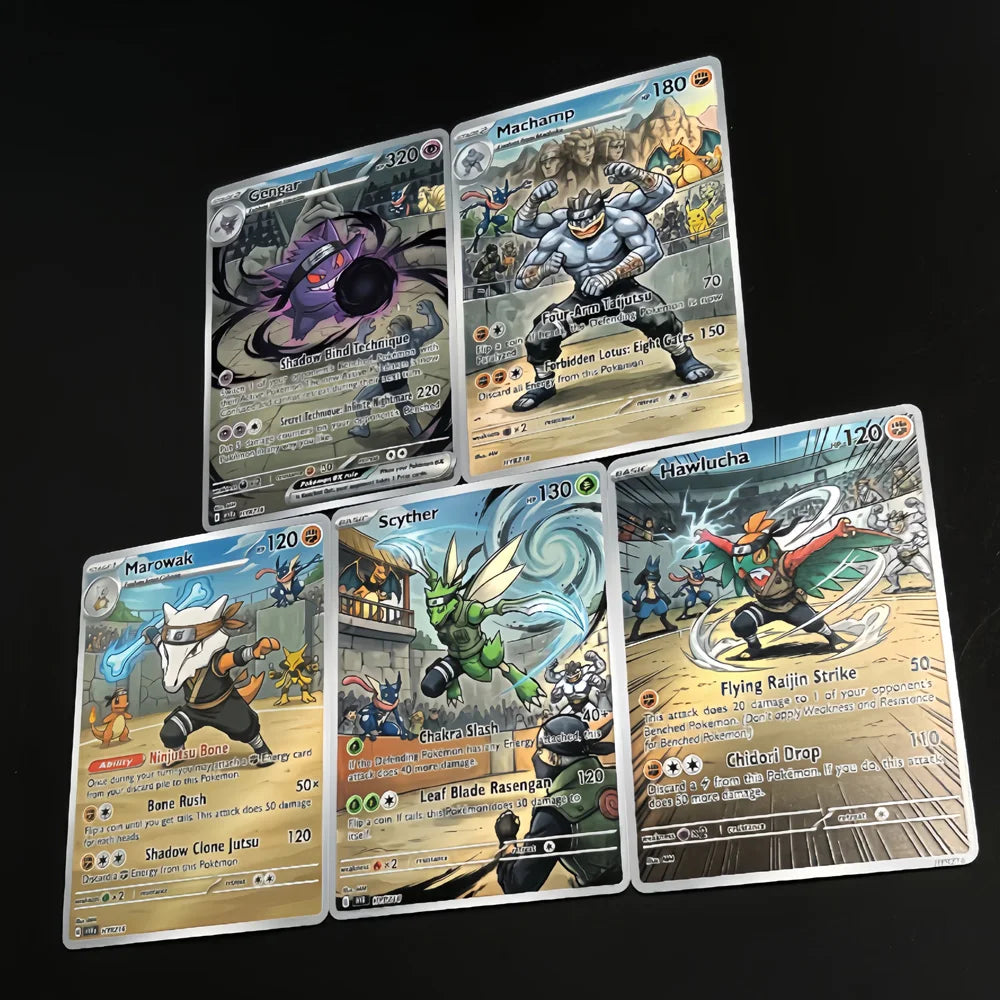 Chunin Exams - Naruto x Pokémon - Fan Art Card Set