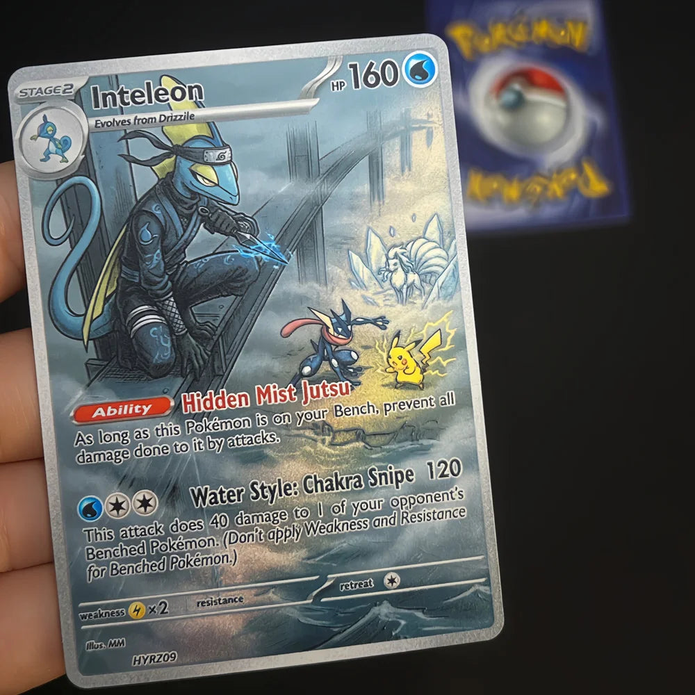 Hidden Mist Bridge - Naruto x Pokémon - Fan Art Card Set