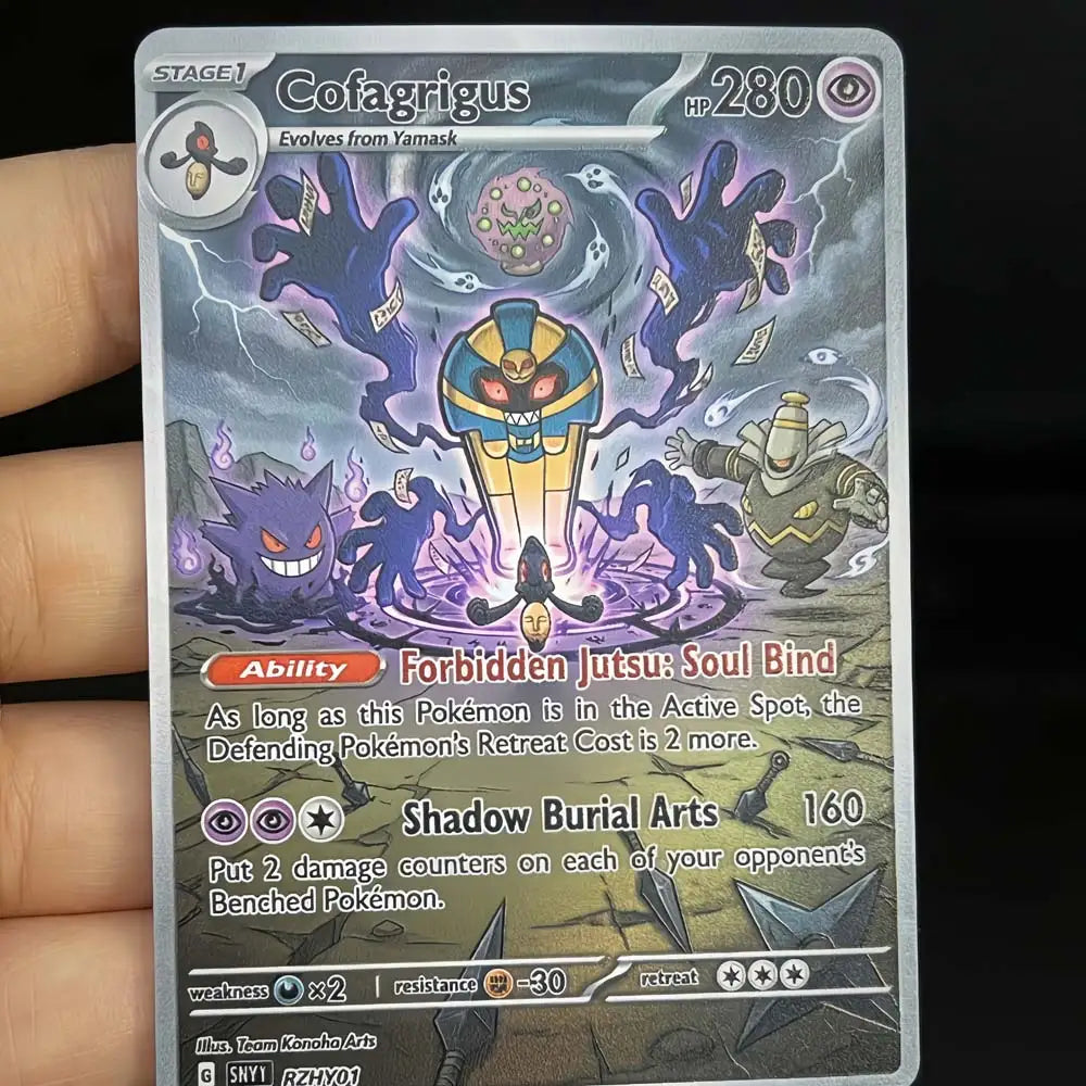 Reanimation Jutsu - Naruto x Pokémon - Fan Art Card Set