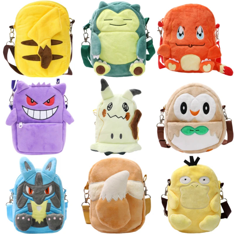 Pokemon Plush Bag - Pokemon - 8 Types
