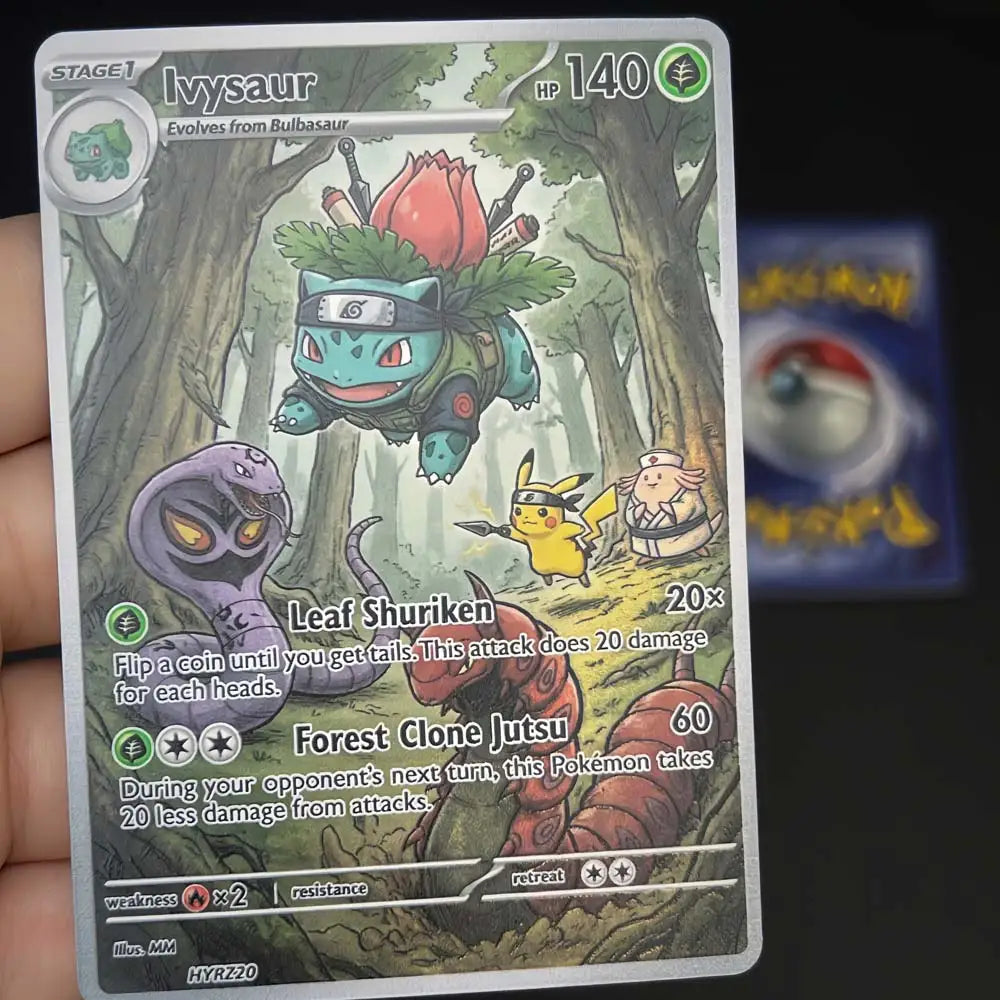 Poison Forest Guardians - Naruto x Pokémon - Fan Art Card Set