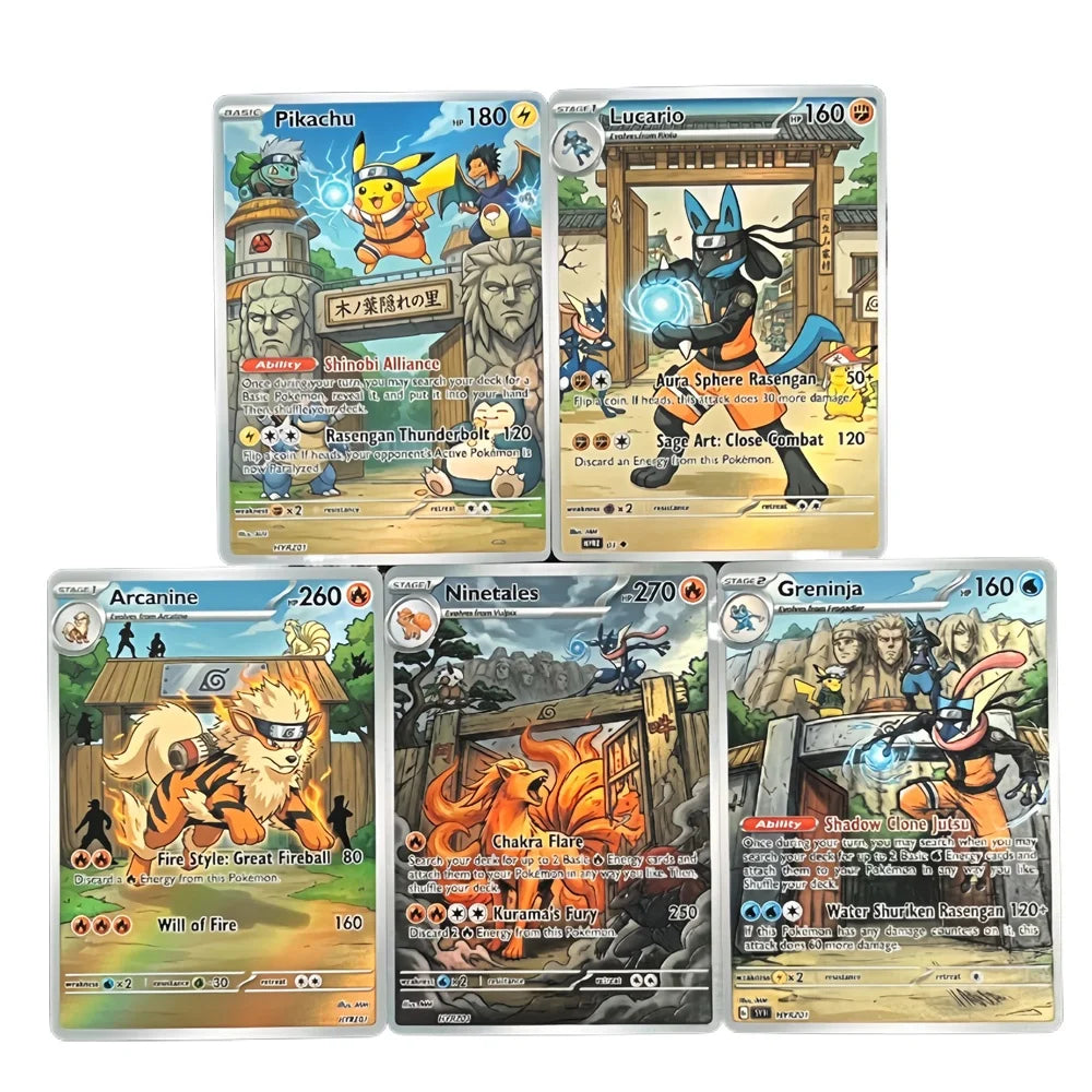 Konoha Gate - Naruto x Pokémon - Fan Art Card Set