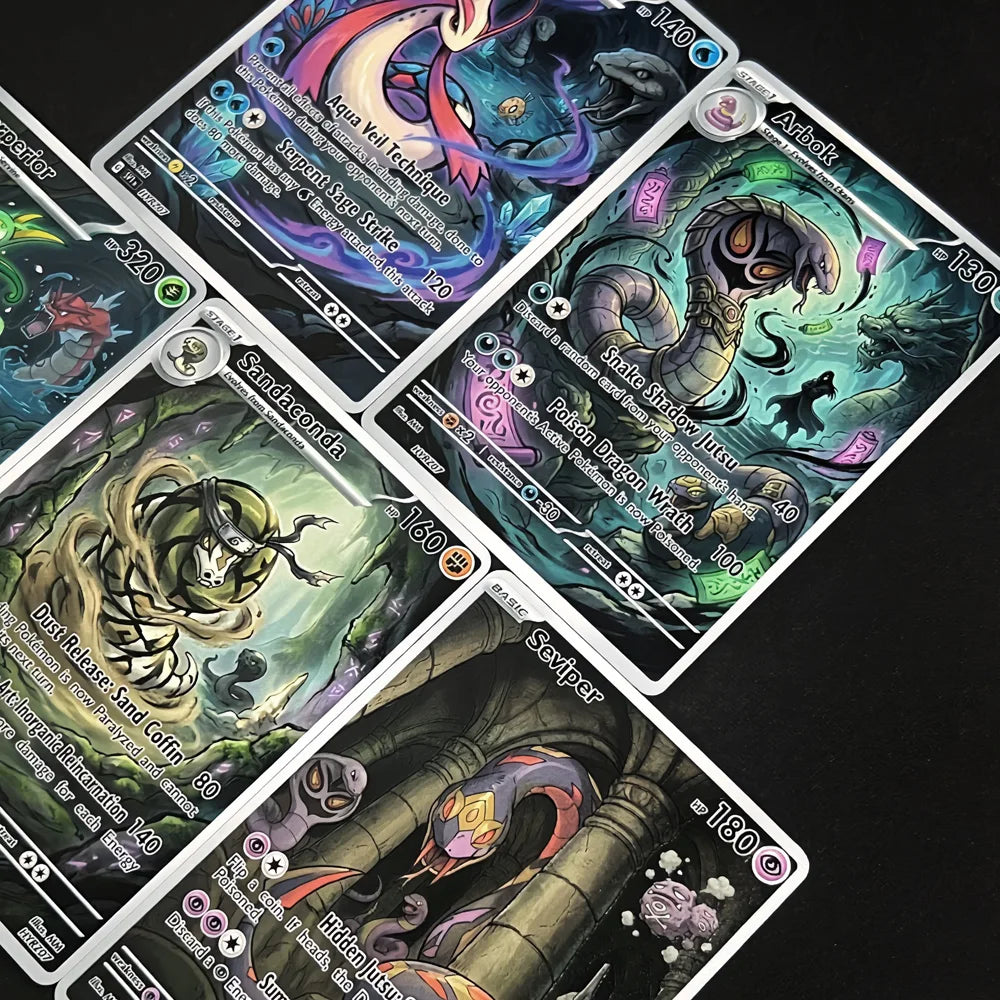 Orochimaru's Hideout - Naruto x Pokémon - Fan Art Card Set