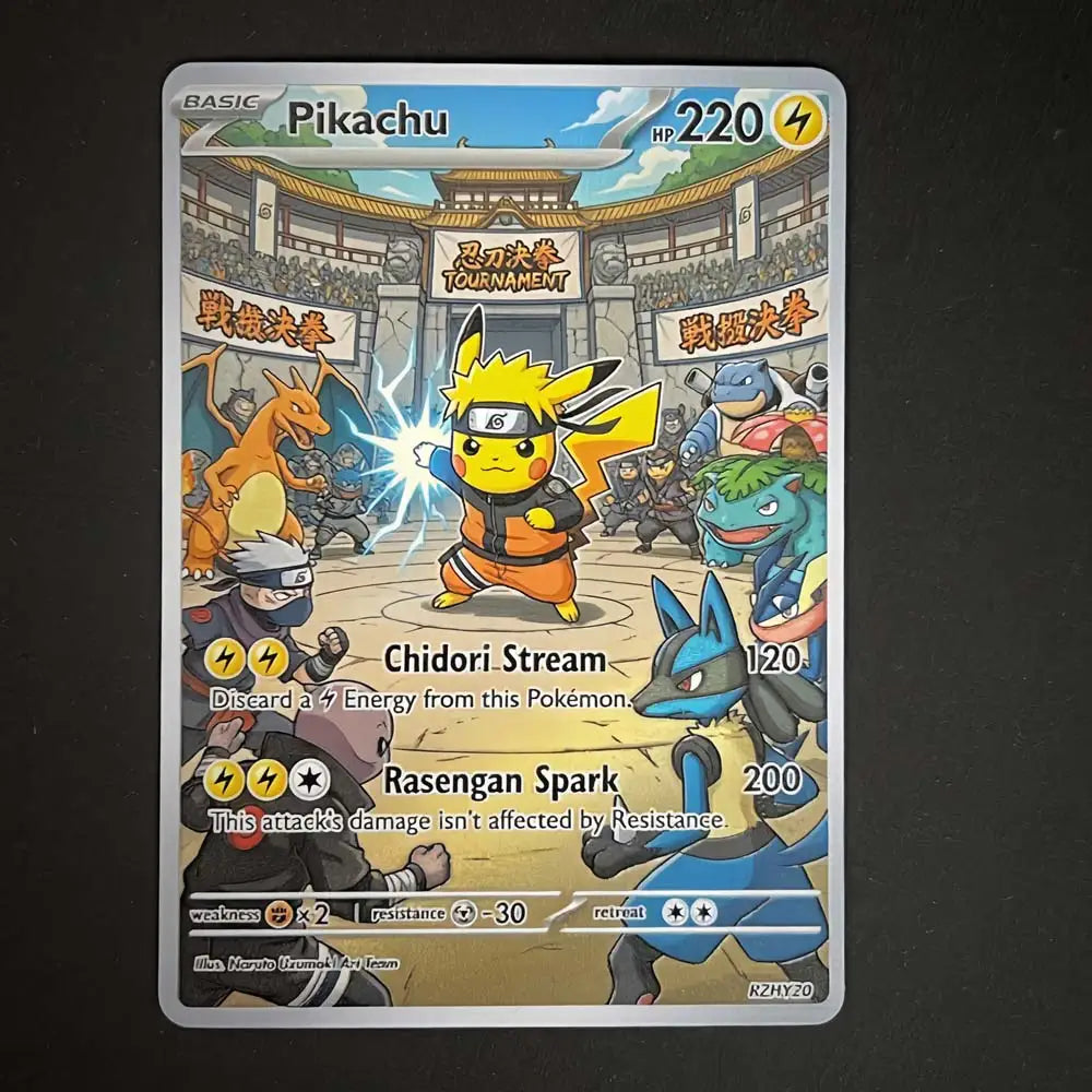 Ultimate Ninja Tournament - Naruto x Pokémon - Fan Art Card Set