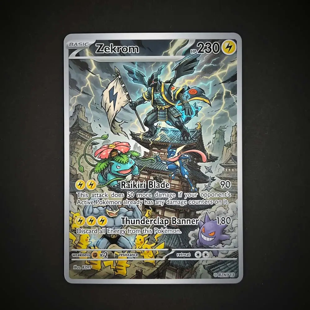 Lightning Fortress - Naruto x Pokémon - Fan Art Card Set