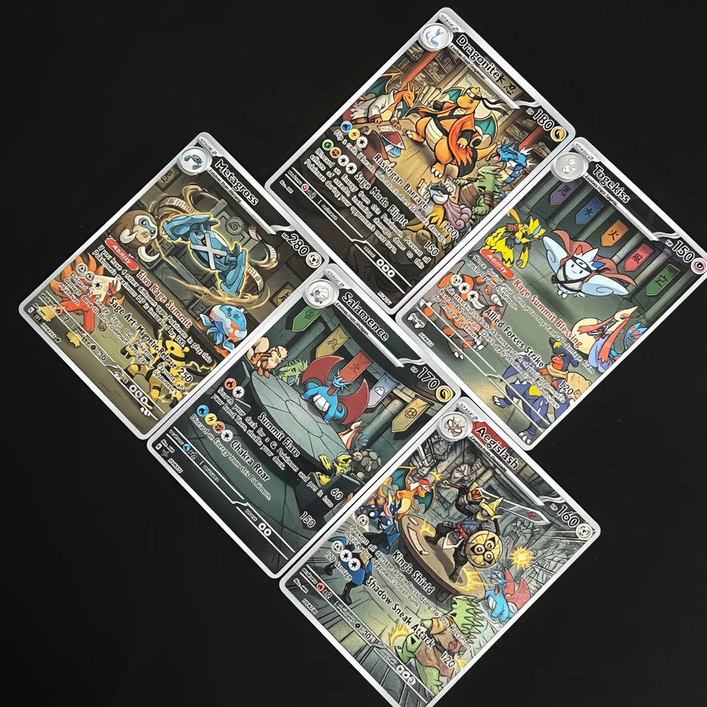 Kage Summit - Naruto x Pokémon - Fan Art Card Set
