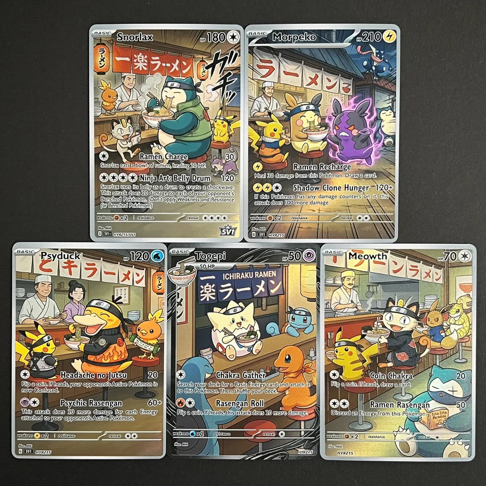 Ichiraku Ramen - Naruto x Pokémon - Fan Art Card Set