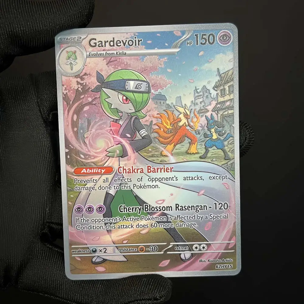 Sakura Season - Naruto x Pokémon - Fan Art Card Set