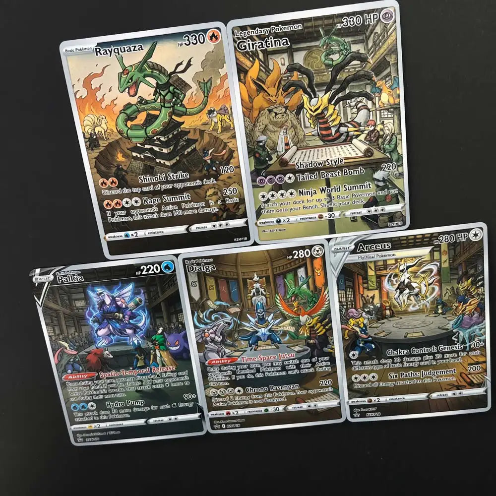 Champion's Dojo - Naruto x Pokémon - Fan Art Card Set