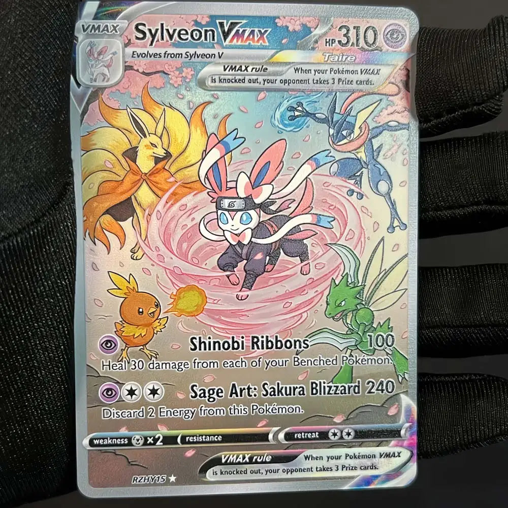 Sakura Season - Naruto x Pokémon - Fan Art Card Set