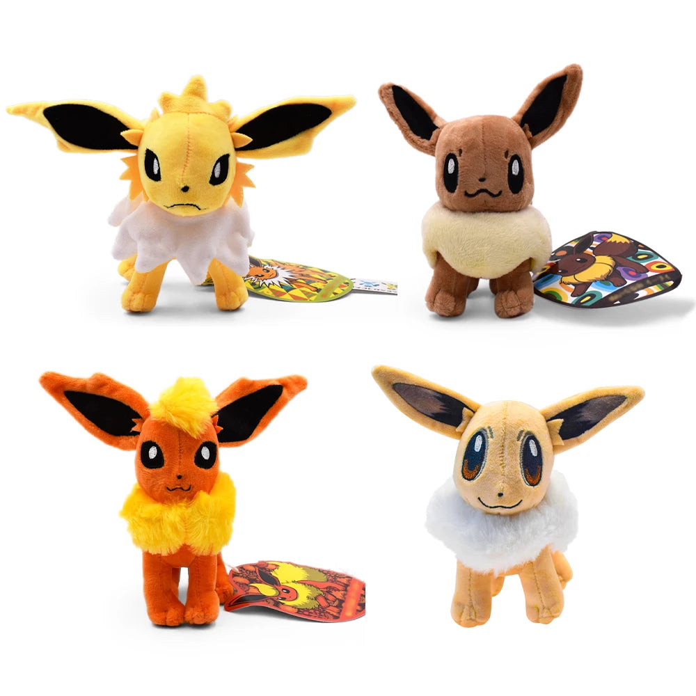 Pokemon Plushie - Eeveelutions - 4 Types (Eevee, Jolteon & Flareon ONLY)