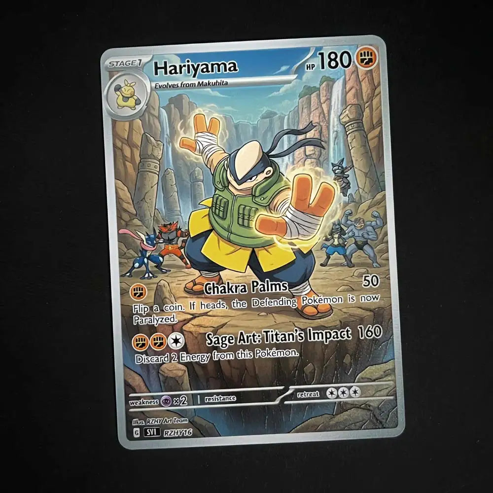 Earth Scroll - Naruto x Pokémon - Fan Art Card Set