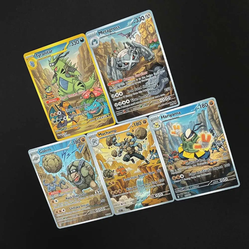 Earth Scroll - Naruto x Pokémon - Fan Art Card Set