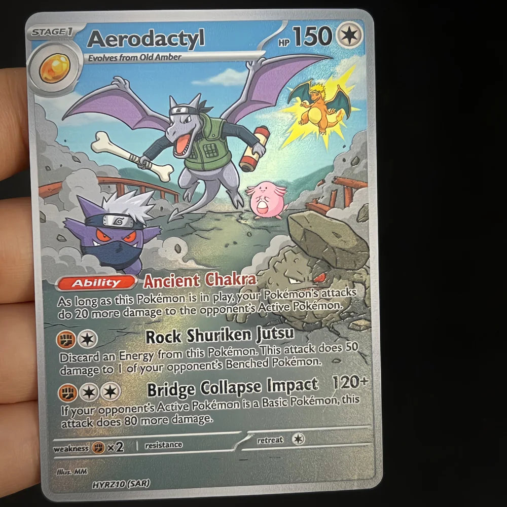 Bridge Battle - Naruto x Pokémon - Fan Art Card Set