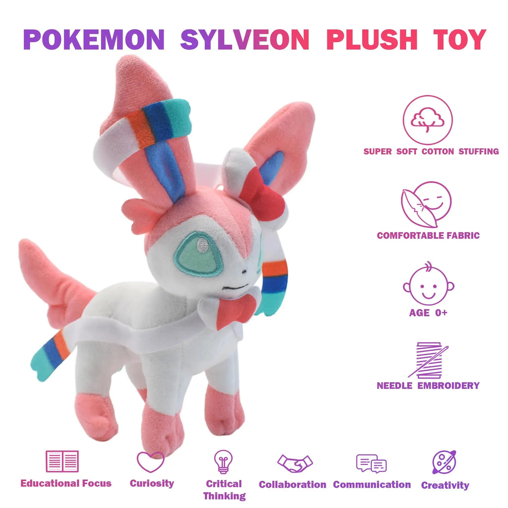 Pokemon Plushie - Eeveelutions & Shinies - 9 Types - (NO Eevee, Jolteon or Flareon)