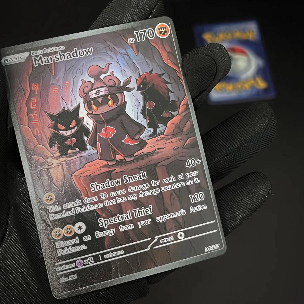 Akatsuki Hideout - Naruto x Pokémon - Fan Art Card Set