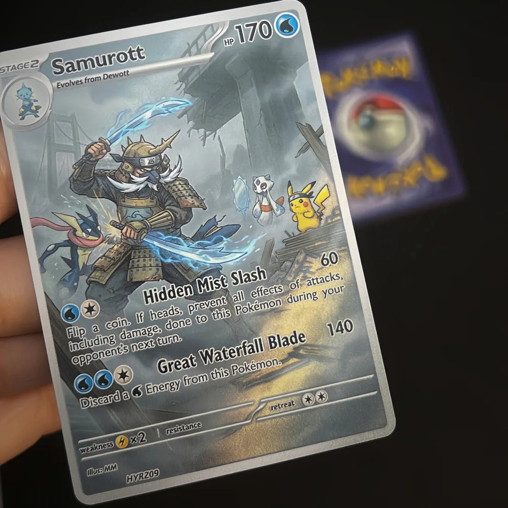 Hidden Mist Bridge - Naruto x Pokémon - Fan Art Card Set