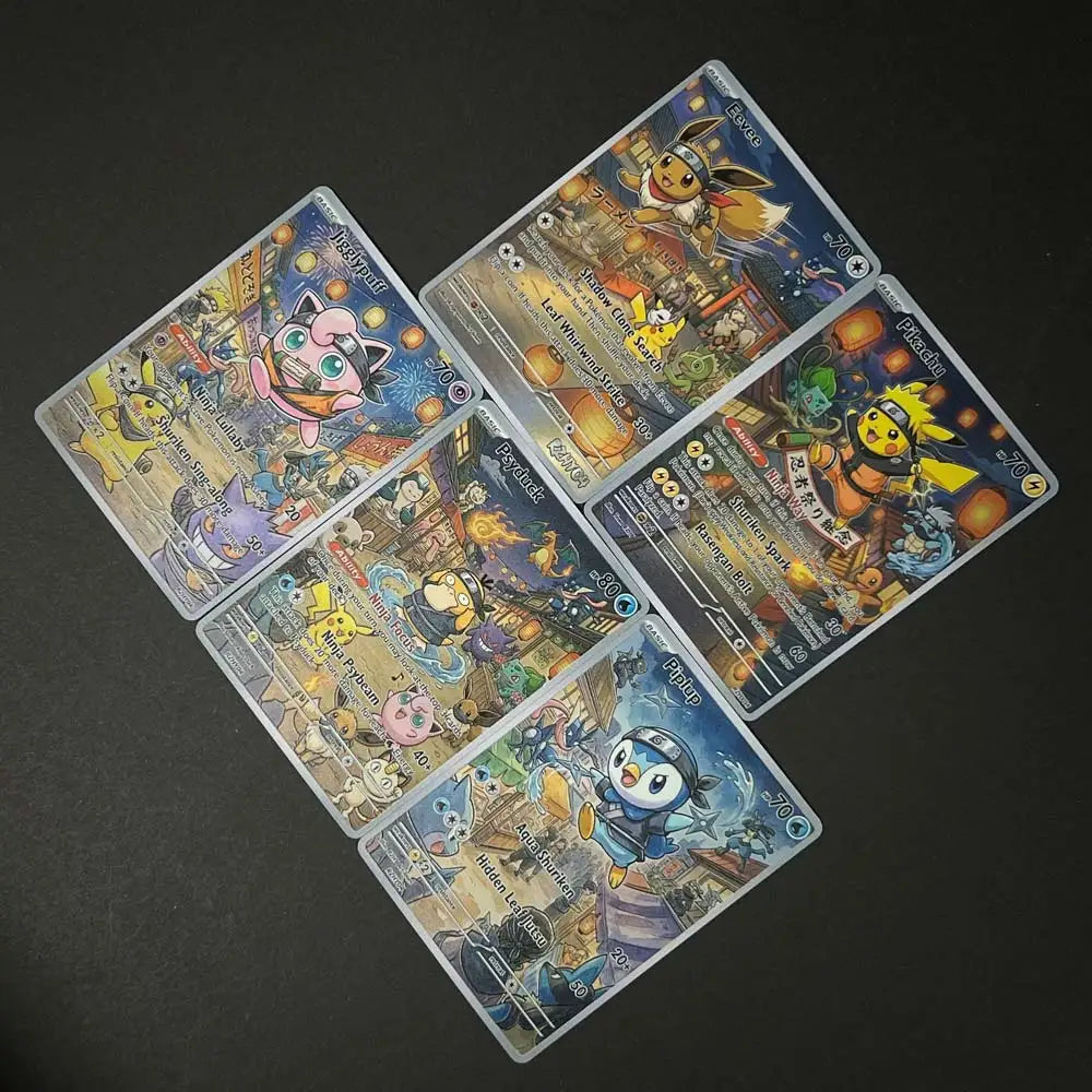 Lantern Festival - Naruto x Pokémon - Fan Art Card Set