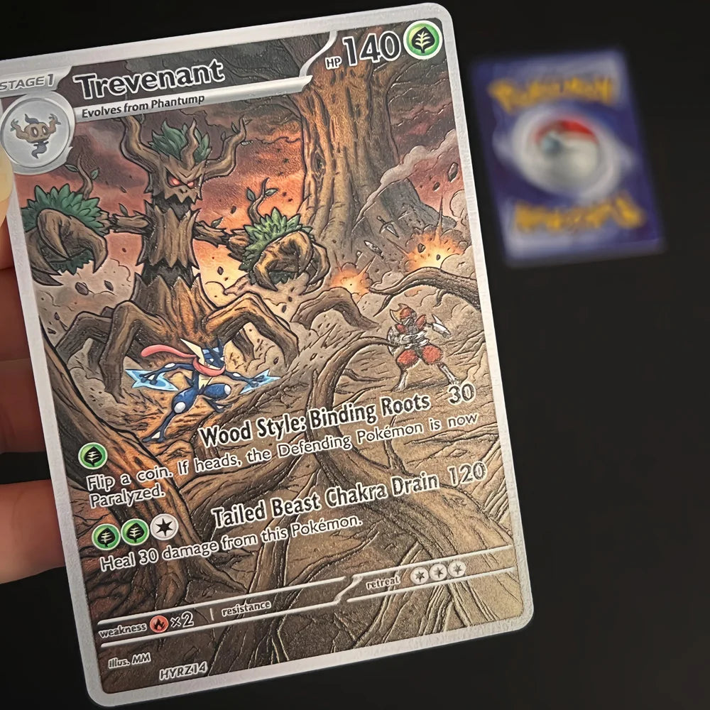 Wood Scroll - Naruto x Pokémon - Fan Art Card Set