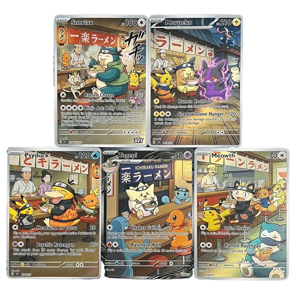 Ichiraku Ramen - Naruto x Pokémon - Fan Art Card Set
