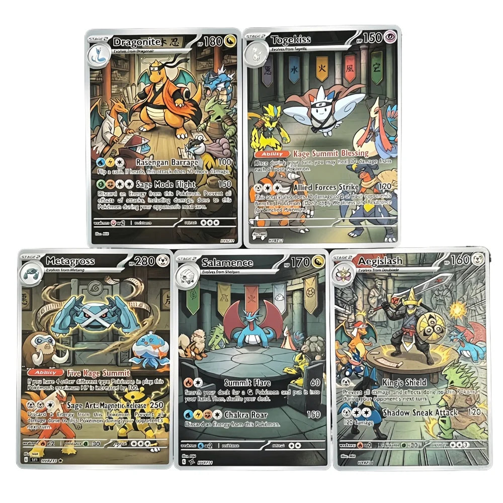 Kage Summit - Naruto x Pokémon - Fan Art Card Set