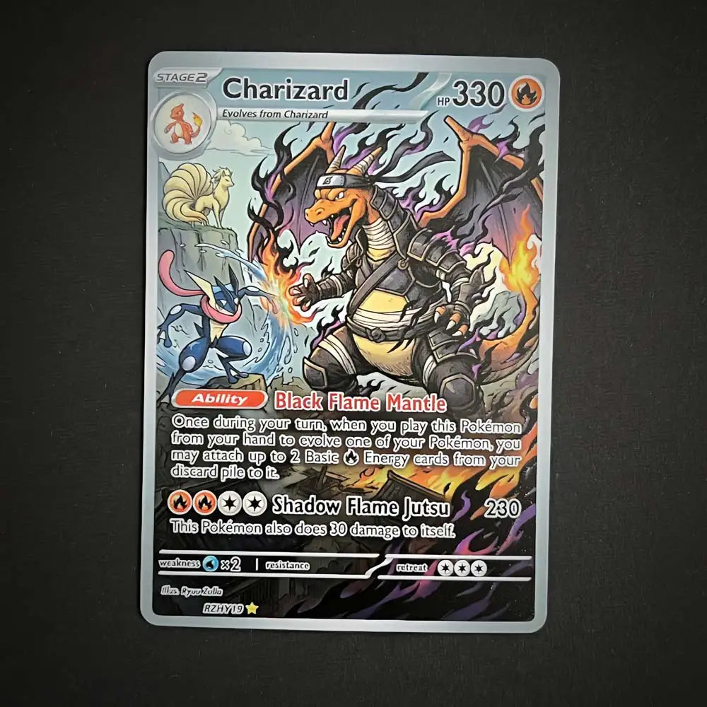 Inferno Awakening - Naruto x Pokémon - Fan Art Card Set