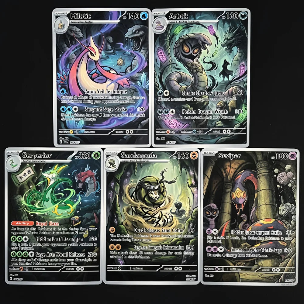 Orochimaru's Hideout - Naruto x Pokémon - Fan Art Card Set