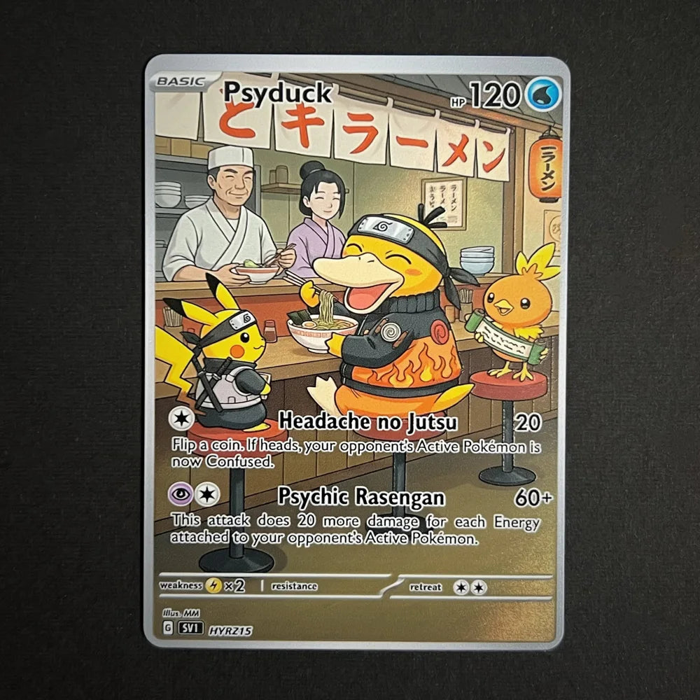 Ichiraku Ramen - Naruto x Pokémon - Fan Art Card Set