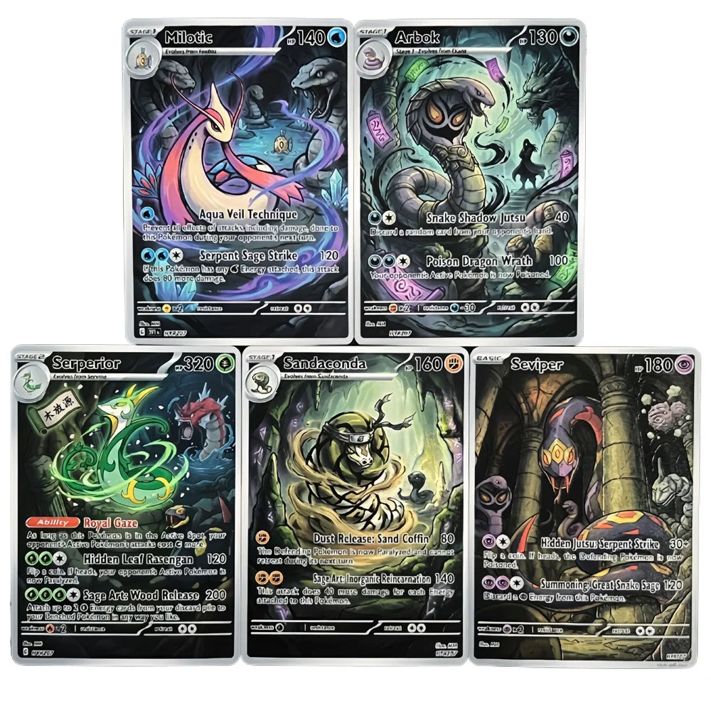 Orochimaru's Hideout - Naruto x Pokémon - Fan Art Card Set