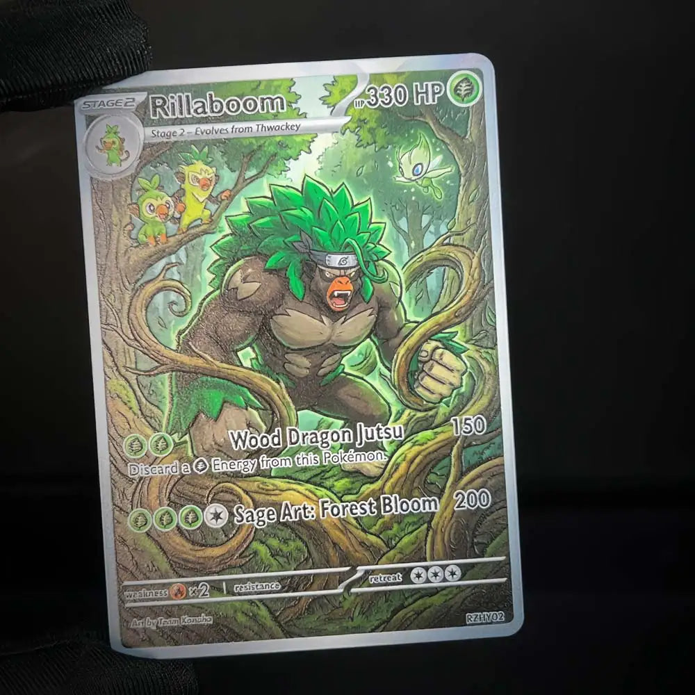 Wood Forest Guardians - Naruto x Pokémon - Fan Art Card Set