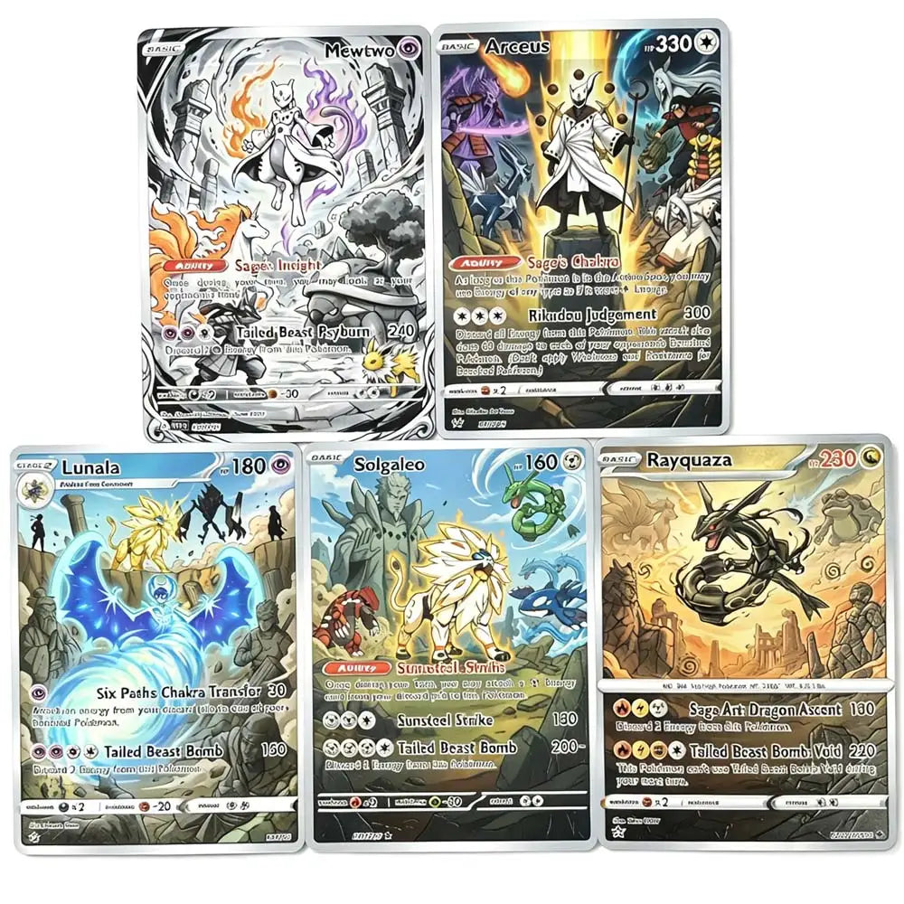 Sage of the Six Paths - Naruto x Pokémon - Fan Art Card Set