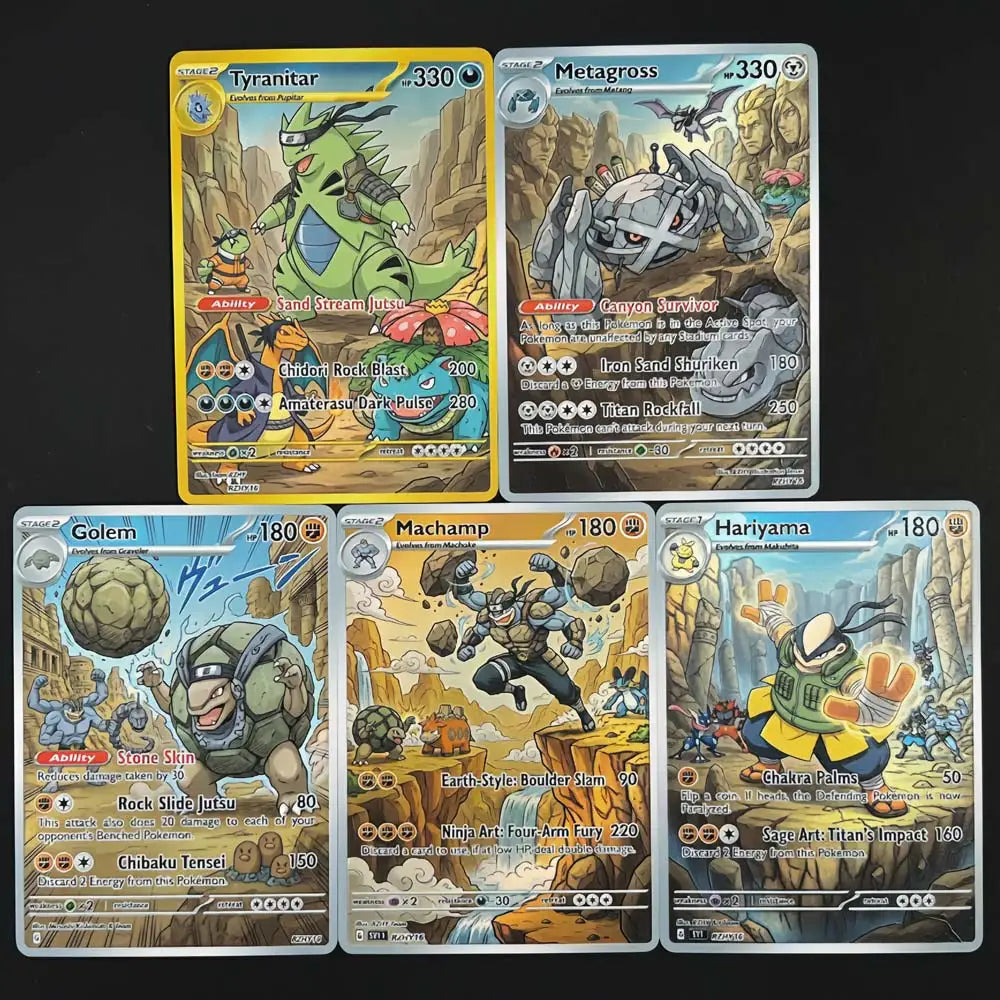 Earth Scroll - Naruto x Pokémon - Fan Art Card Set
