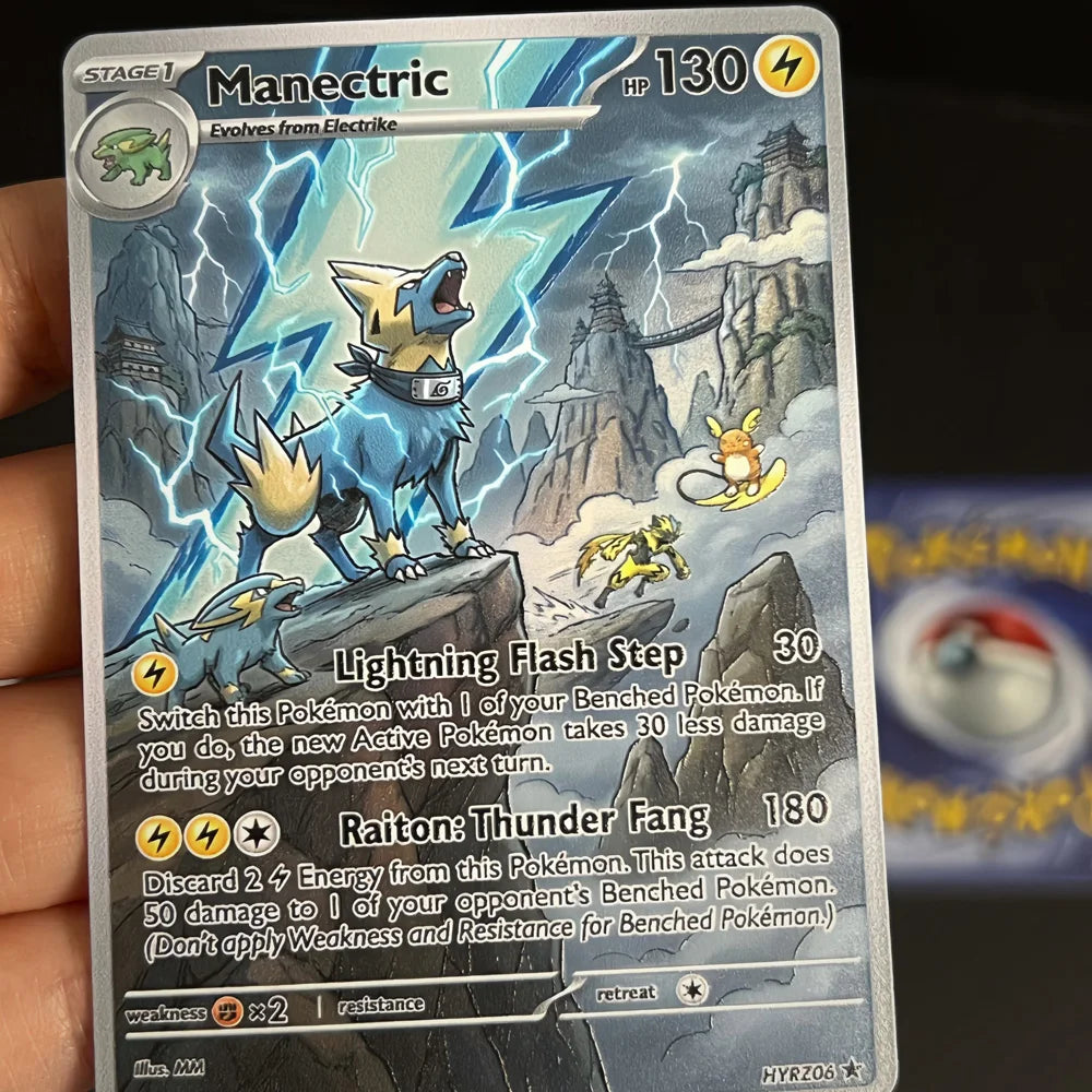 Land of Lightning - Naruto x Pokémon - Fan Art Card Set