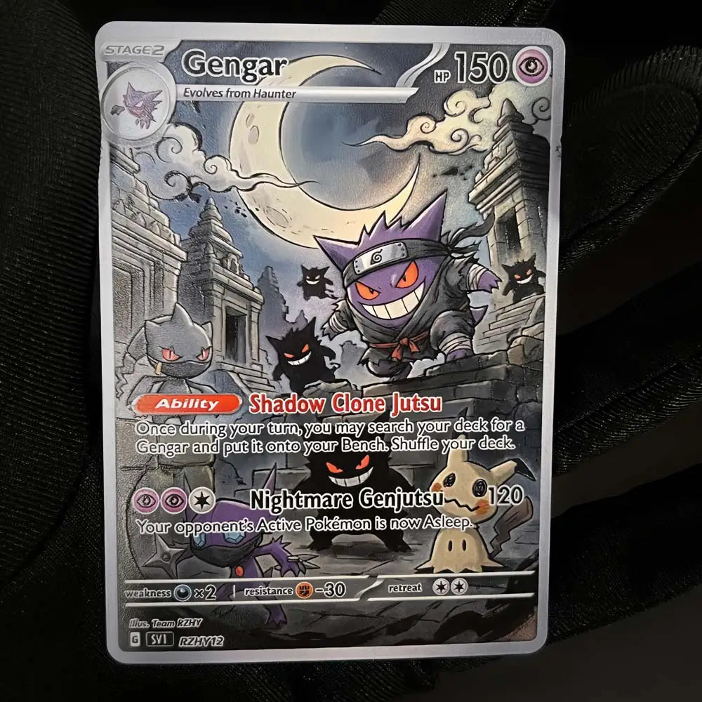 Night Stalker - Naruto x Pokémon - Fan Art Card Set