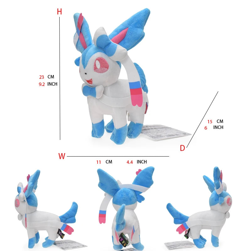 Pokemon Plushie - Eeveelutions & Shinies - 9 Types - (NO Eevee, Jolteon or Flareon)