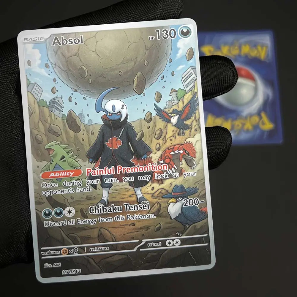 Chibaku Tensei (Planetary Devestation) - Naruto x Pokémon - Fan Art Card Set