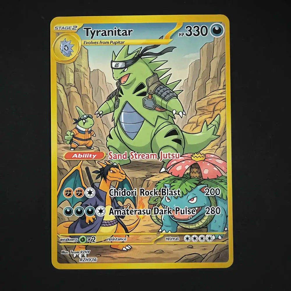 Earth Scroll - Naruto x Pokémon - Fan Art Card Set