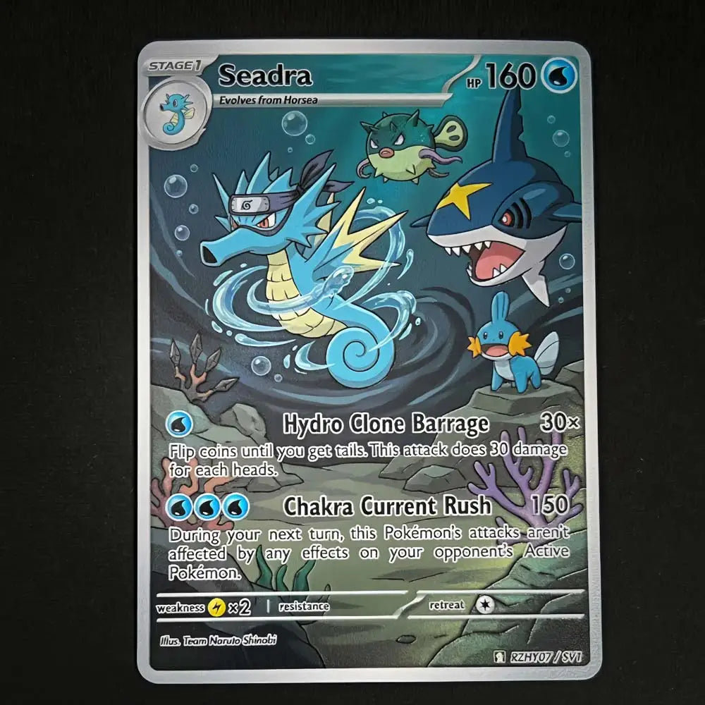 Deep Sea Guardians - Naruto x Pokémon - Fan Art Card Set