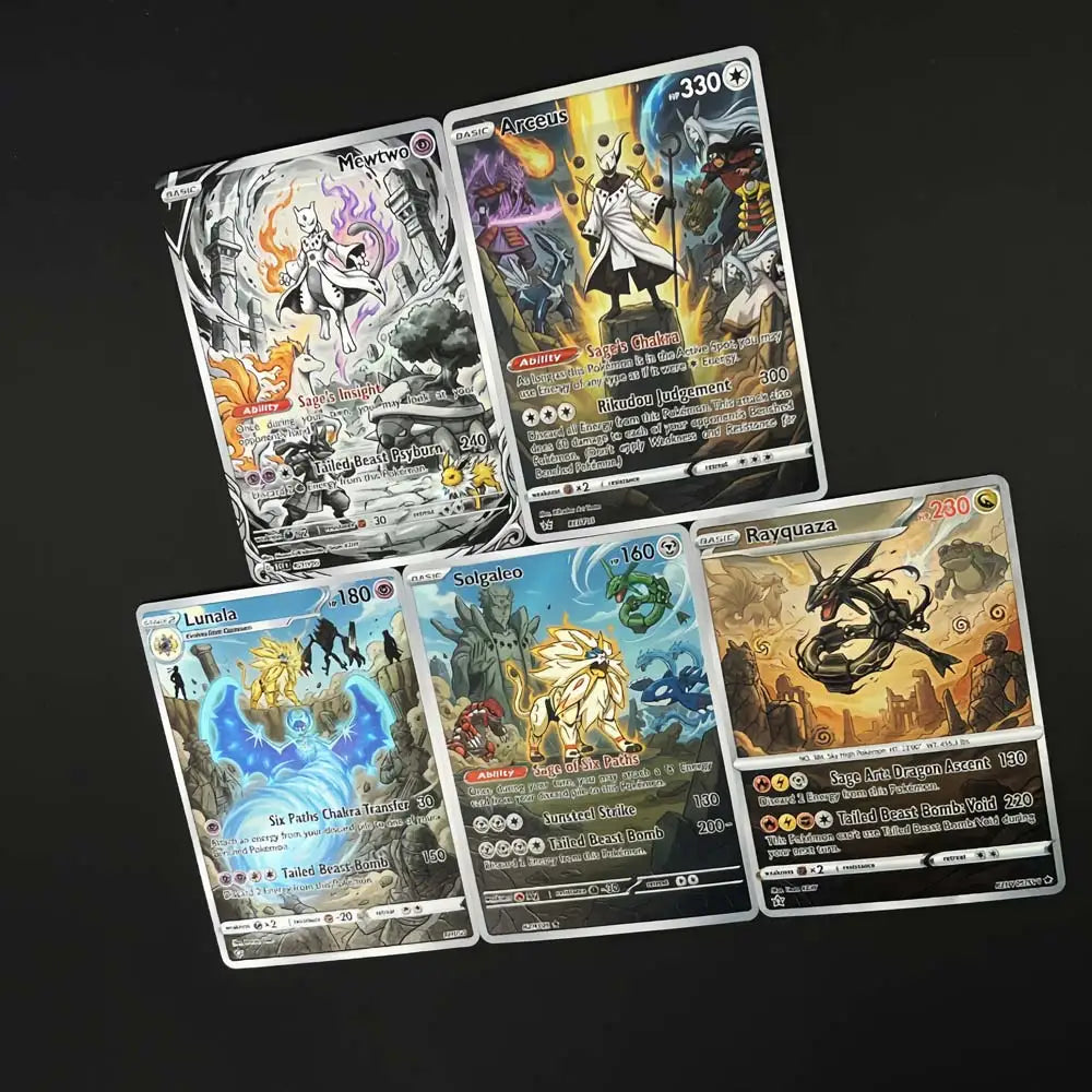 Sage of the Six Paths - Naruto x Pokémon - Fan Art Card Set