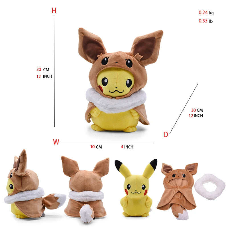 Pokemon Plushie - Cosplay Pikachu - 25CM