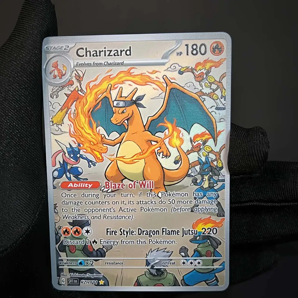 Shadow Clone Jutsu - Naruto x Pokémon - Fan Art Card Set