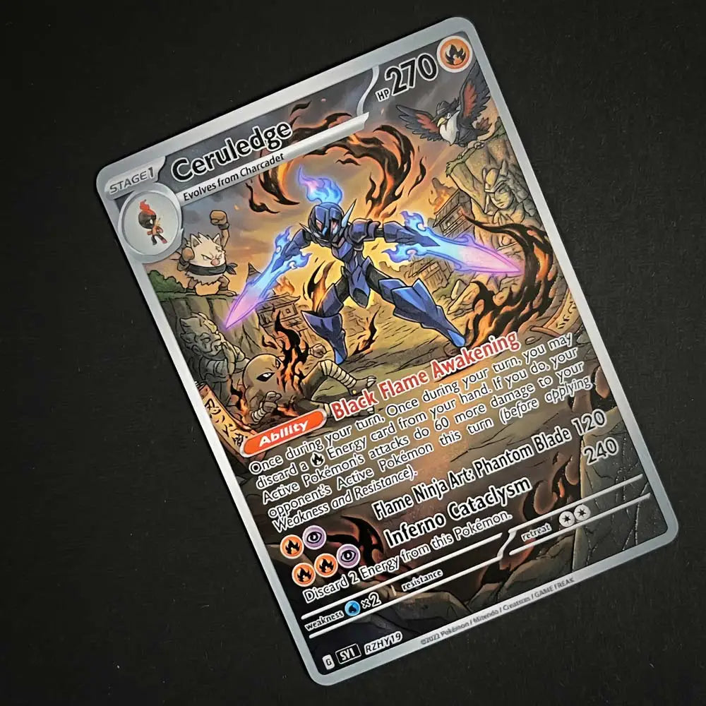 Inferno Awakening - Naruto x Pokémon - Fan Art Card Set