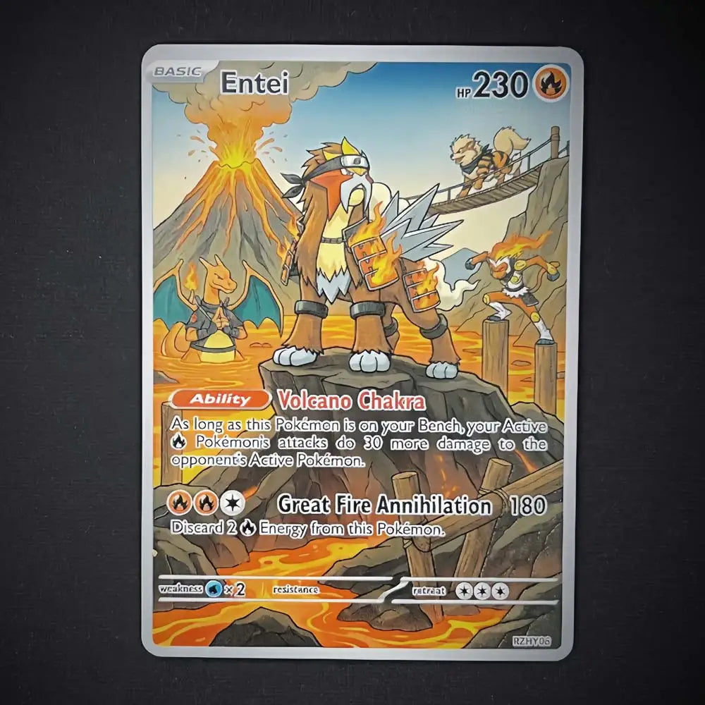 Volcano Guardians - Naruto x Pokémon - Fan Art Card Set