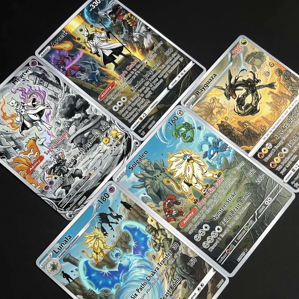 Sage of the Six Paths - Naruto x Pokémon - Fan Art Card Set