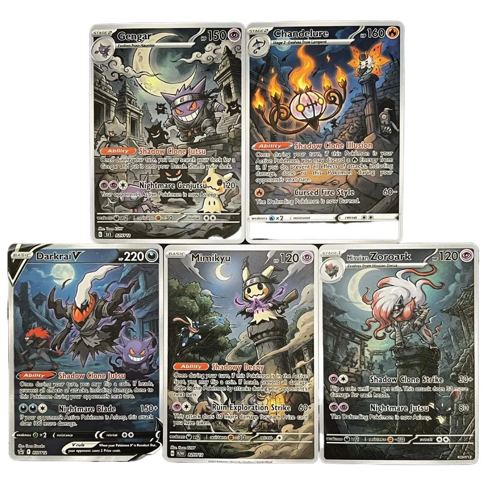Night Stalker - Naruto x Pokémon - Fan Art Card Set