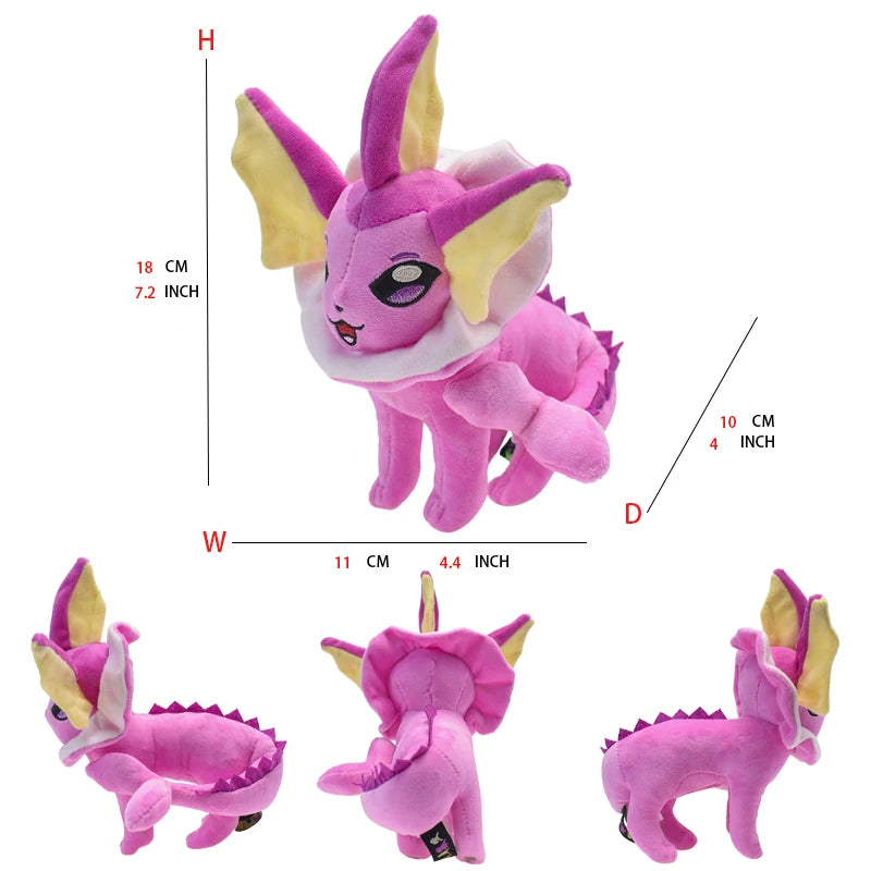 Pokemon Plushie - Eeveelutions & Shinies - 9 Types - (NO Eevee, Jolteon or Flareon)