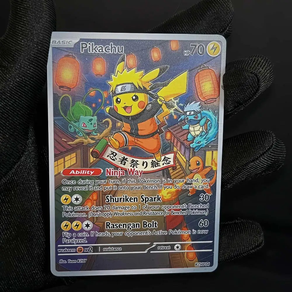 Lantern Festival - Naruto x Pokémon - Fan Art Card Set